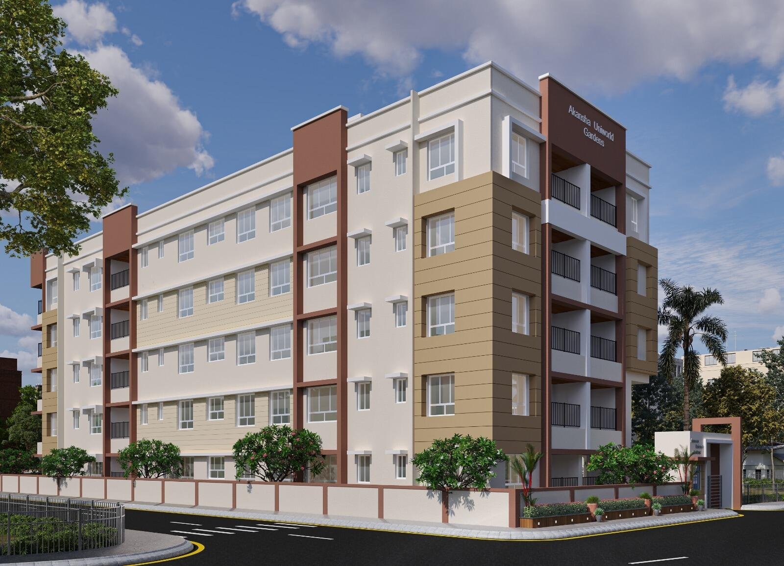 Luxury High-Rise Apartment Building